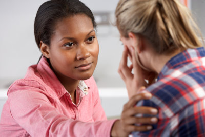 therapist consulting to her patient