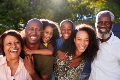 family picture smiling